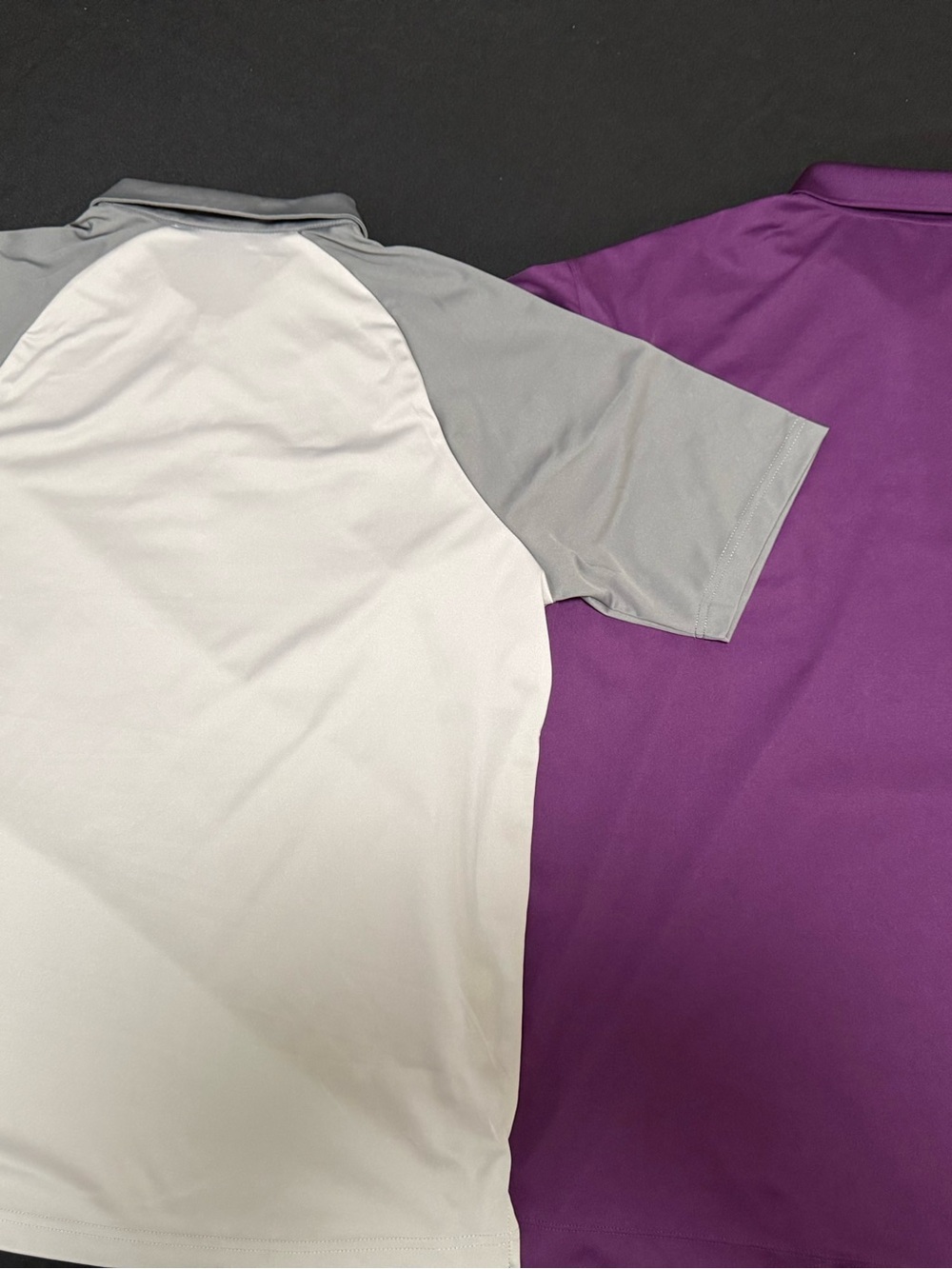 Lot Of 2 LSU Tigers Men’s Large Short Sleeve Polo Shirts Nike & Antigua Prpl Gry - Picture 4 of 9